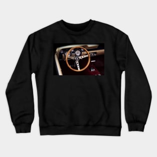 1967 Ford Mustang, steering wheel Crewneck Sweatshirt